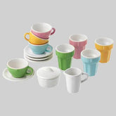 DUKTIG 10-piece coffee/tea set, multicolor